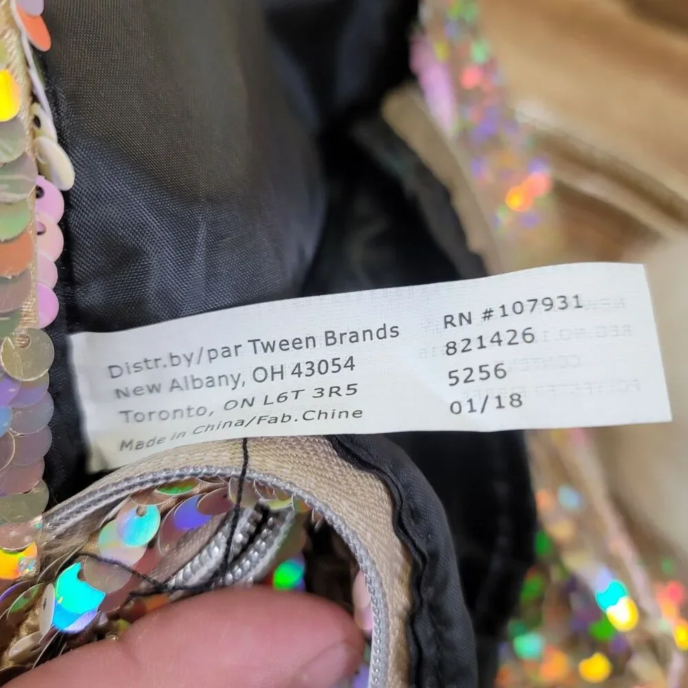 Justice unicorn sequin